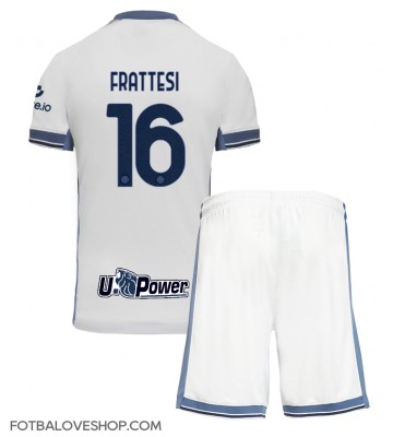 Inter Milan Davide Frattesi #16 Dětské Venkovní Dres 2024-25 Krátký Rukáv (+ trenýrky)